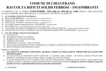 Raccolta rifiuti ingombranti